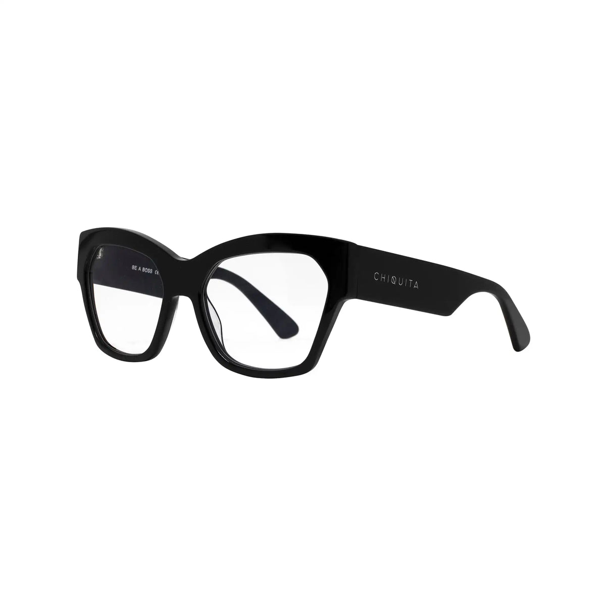 The BOSS Shiny Black - Blue Light Eyewear