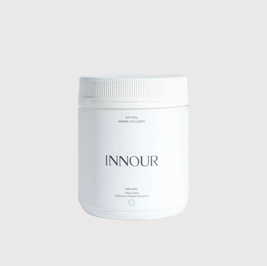 White container with 'INNOUR' branding on a light gray background