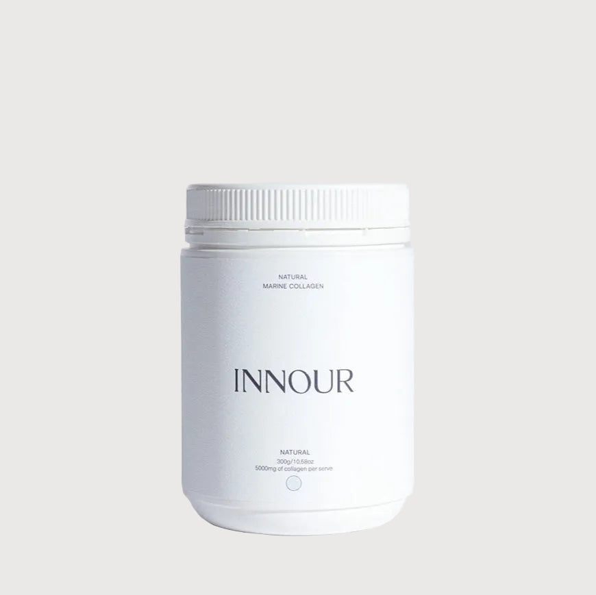 White container with 'INNOUR' branding on a light gray background