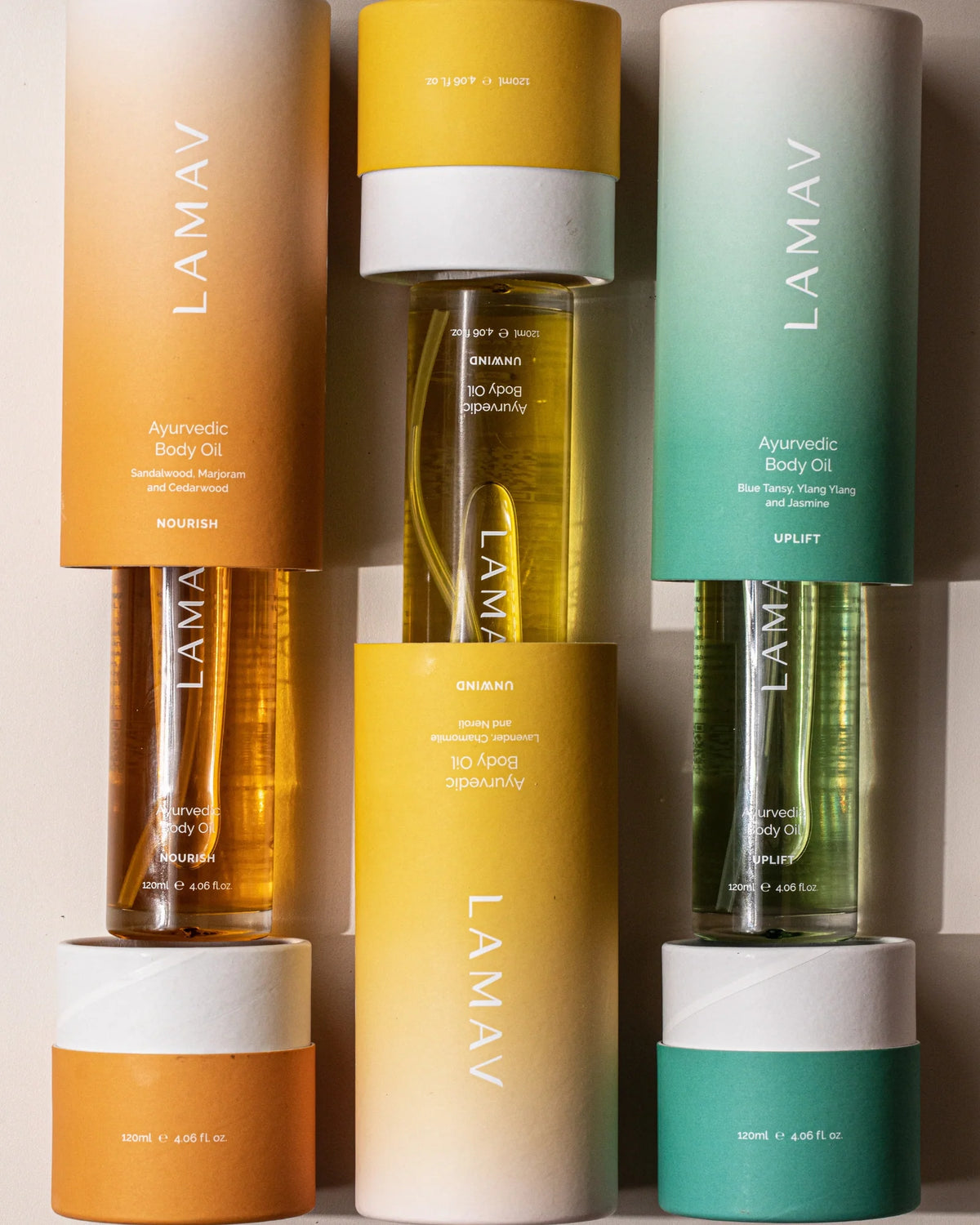 Ayurvedic Body Oils - Trio
