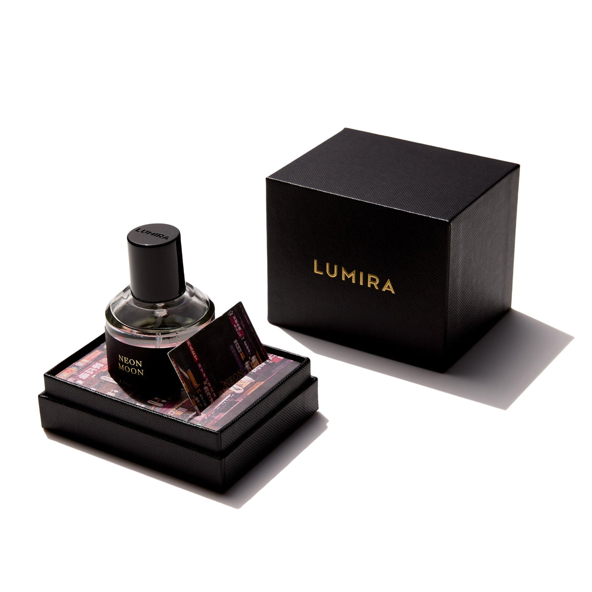 Neon Moon Eau De Parfum by Lumira, packaging