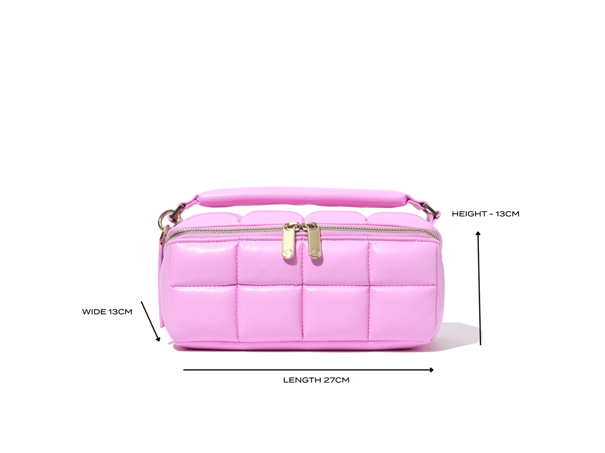 Pink HOMEE Medium Makeup Bag - Designer Cosmetic Case