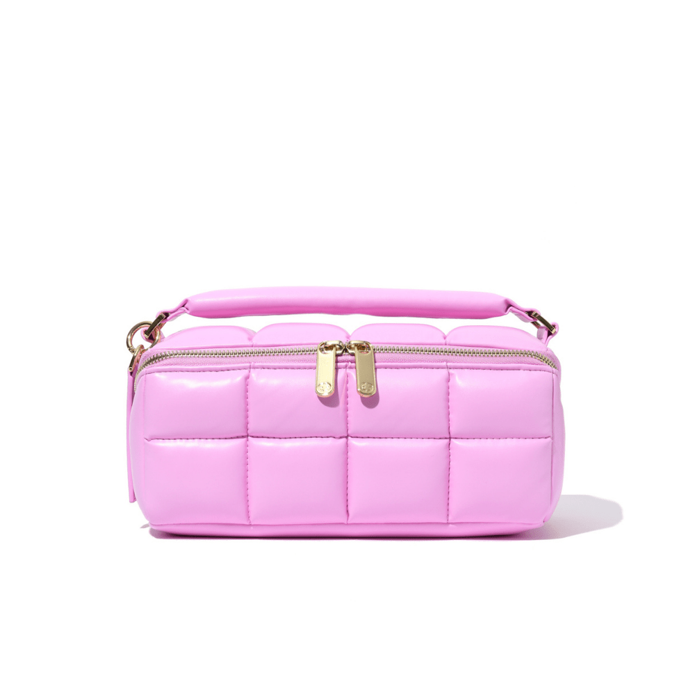 Pink HOMEE Medium Makeup Bag - Designer Cosmetic Case