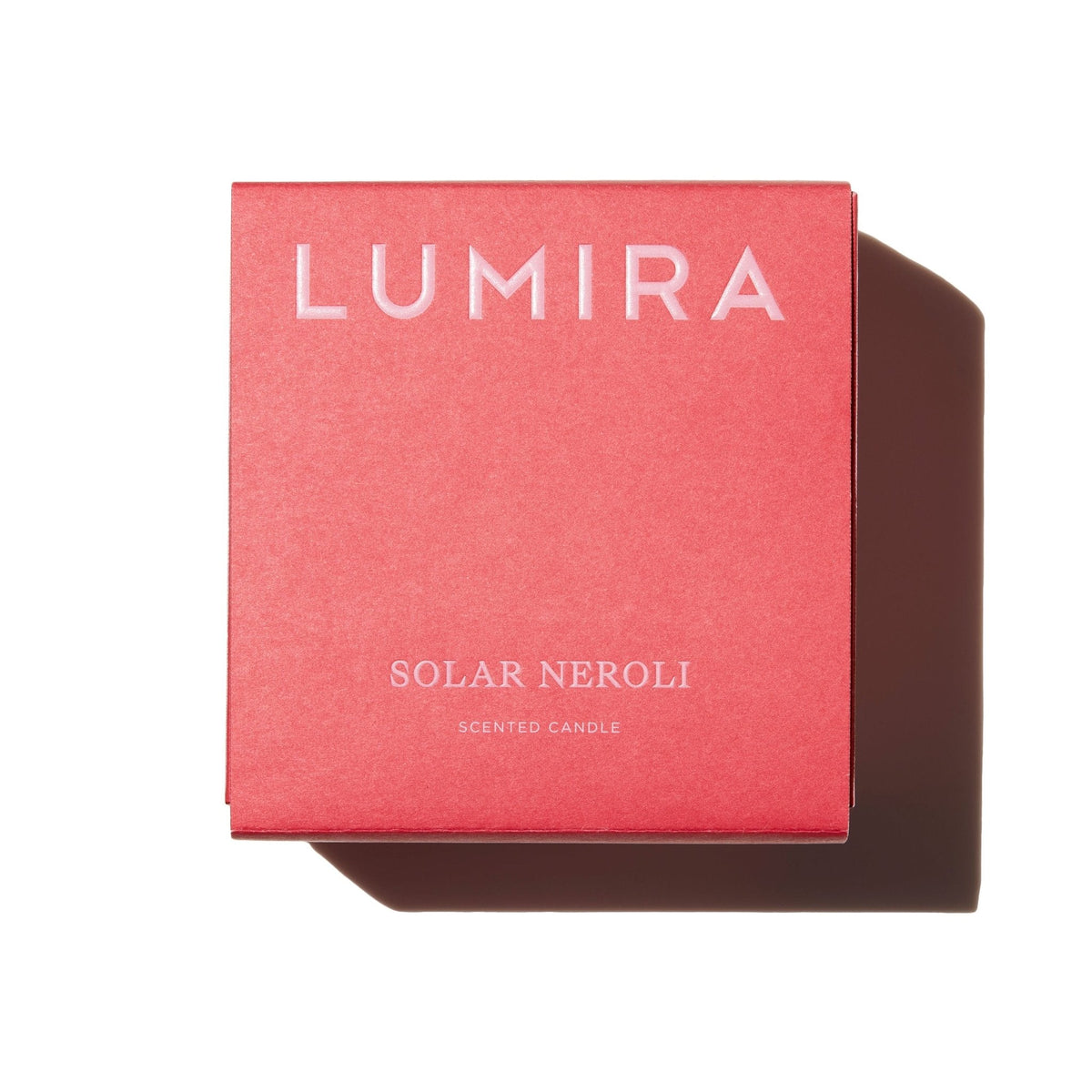 Solar Neroli Candle by Lumira, packaging