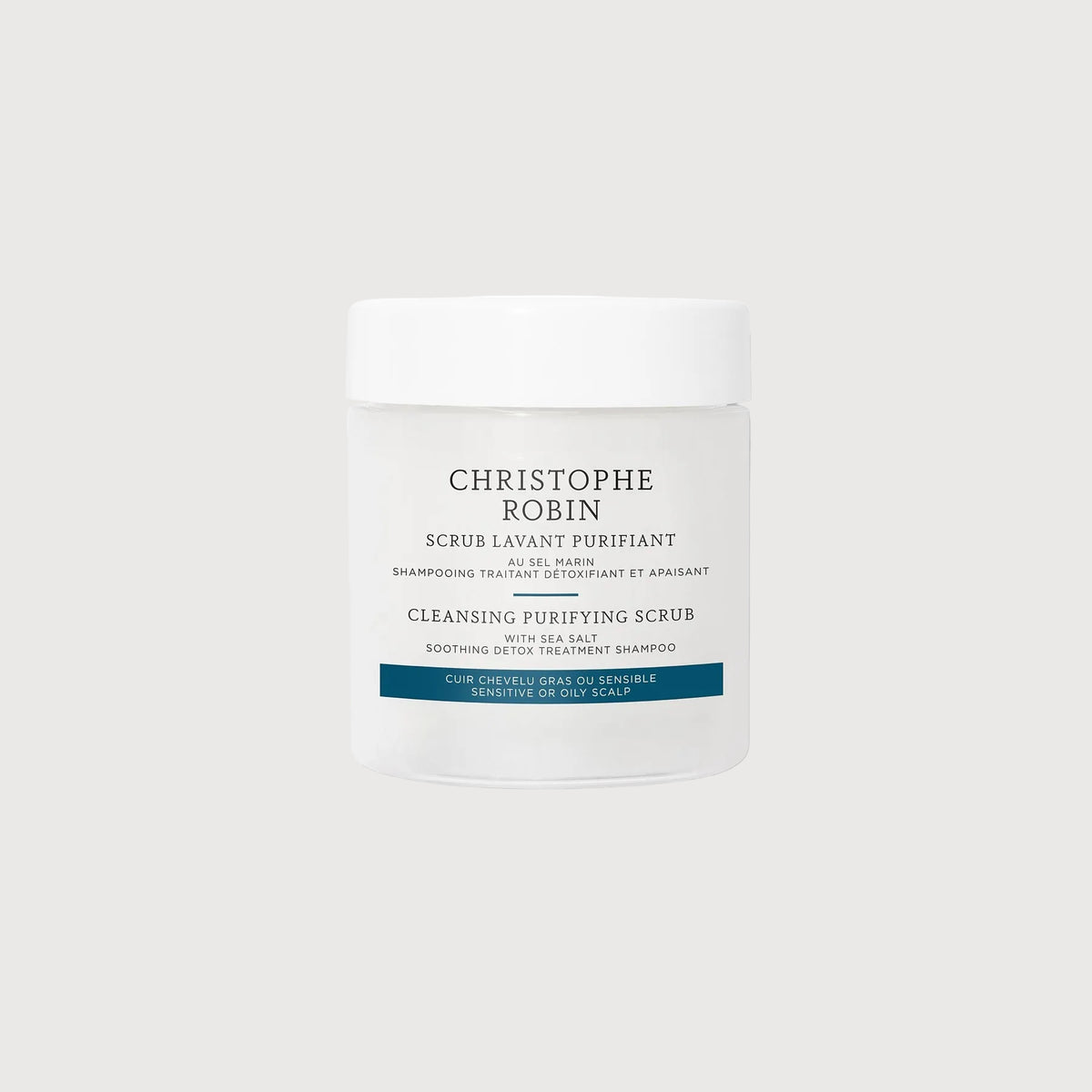 Christophe Robin - Cleansing Purifying Scrub With Sea Salt, 75ml