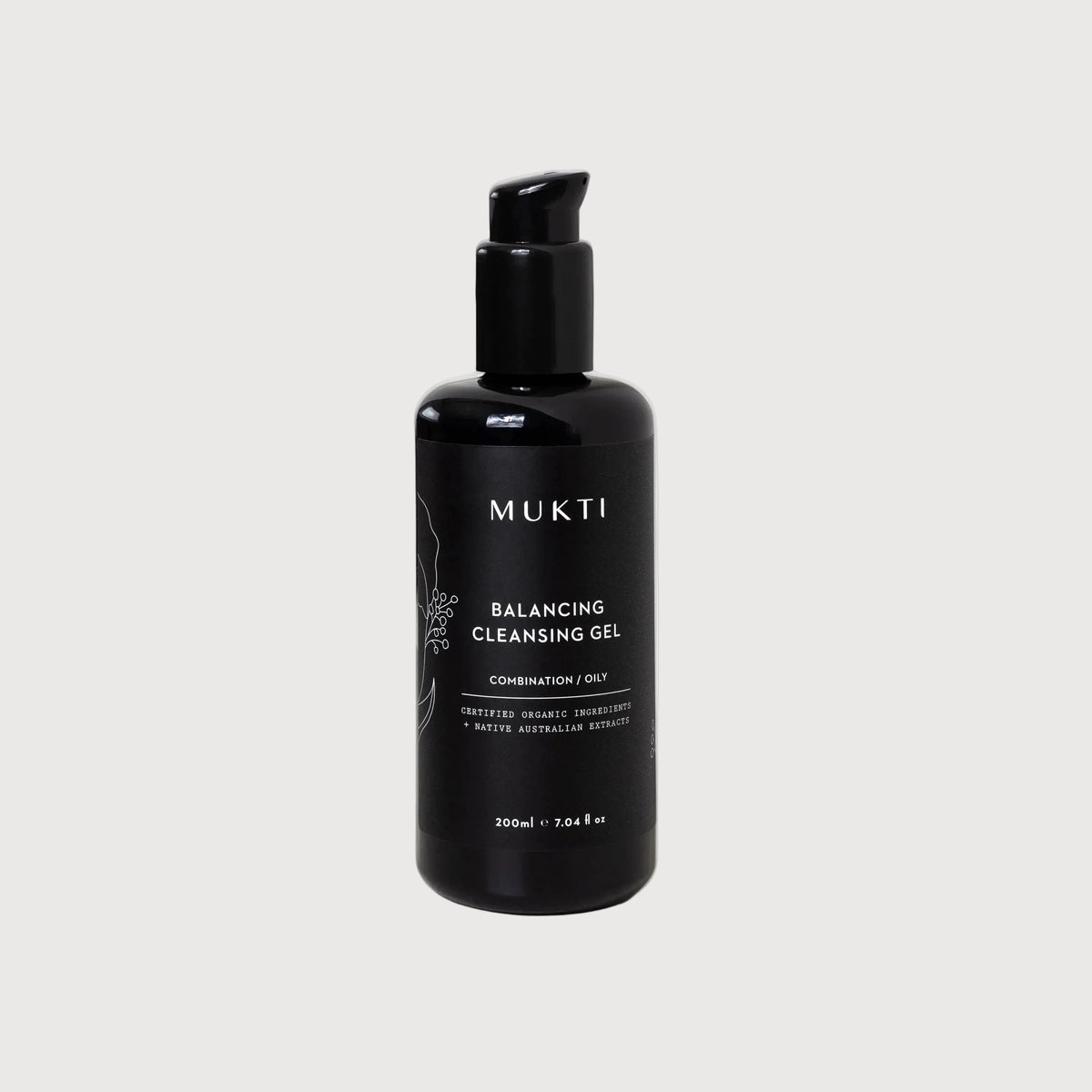 Mukti Organics Balancing Cleansing Gel, 200ml