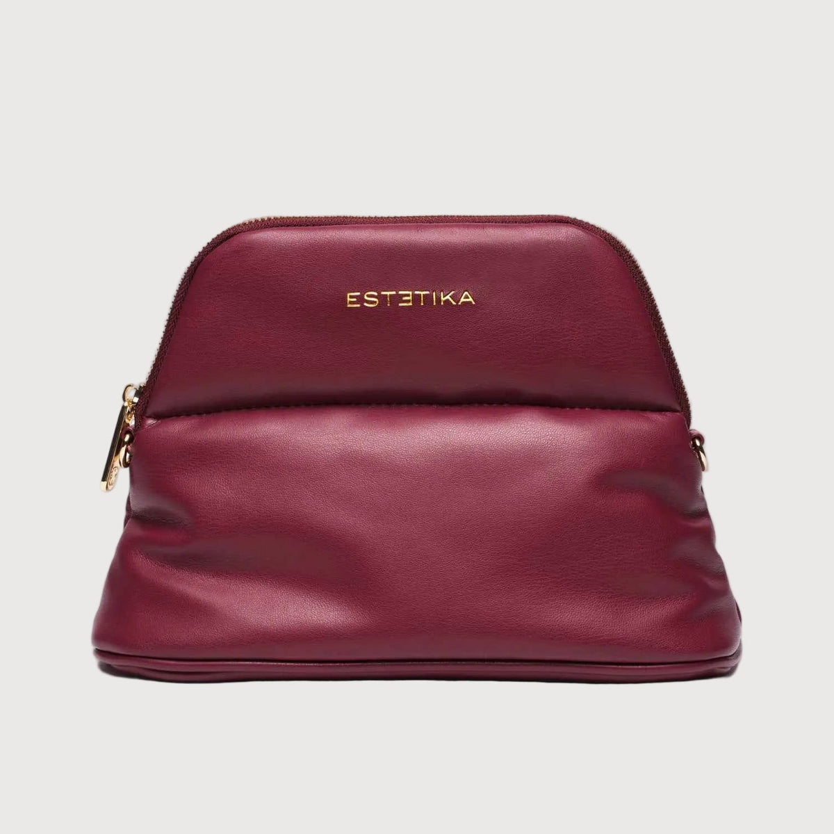 Burgundy MINEE Medium Cosmetic Pouch by Estetika