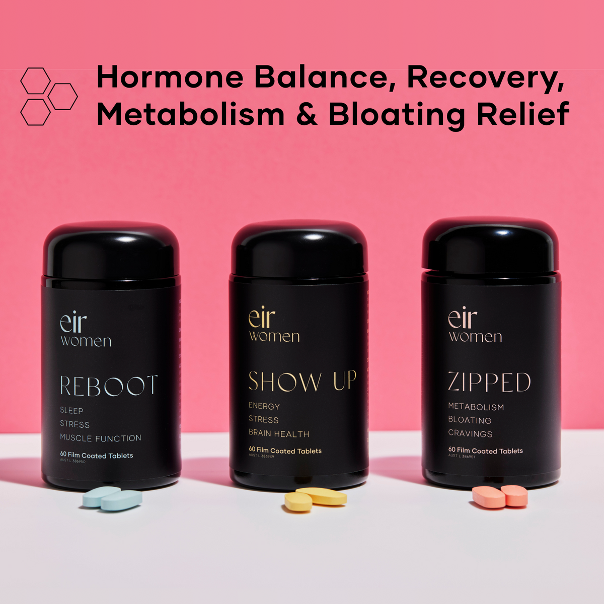 Total Body Reset by Eir Women, packaging