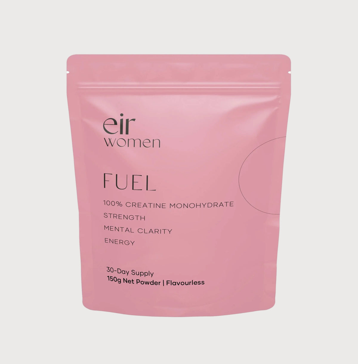 Pink package of 'eir women FUEL' on a white background