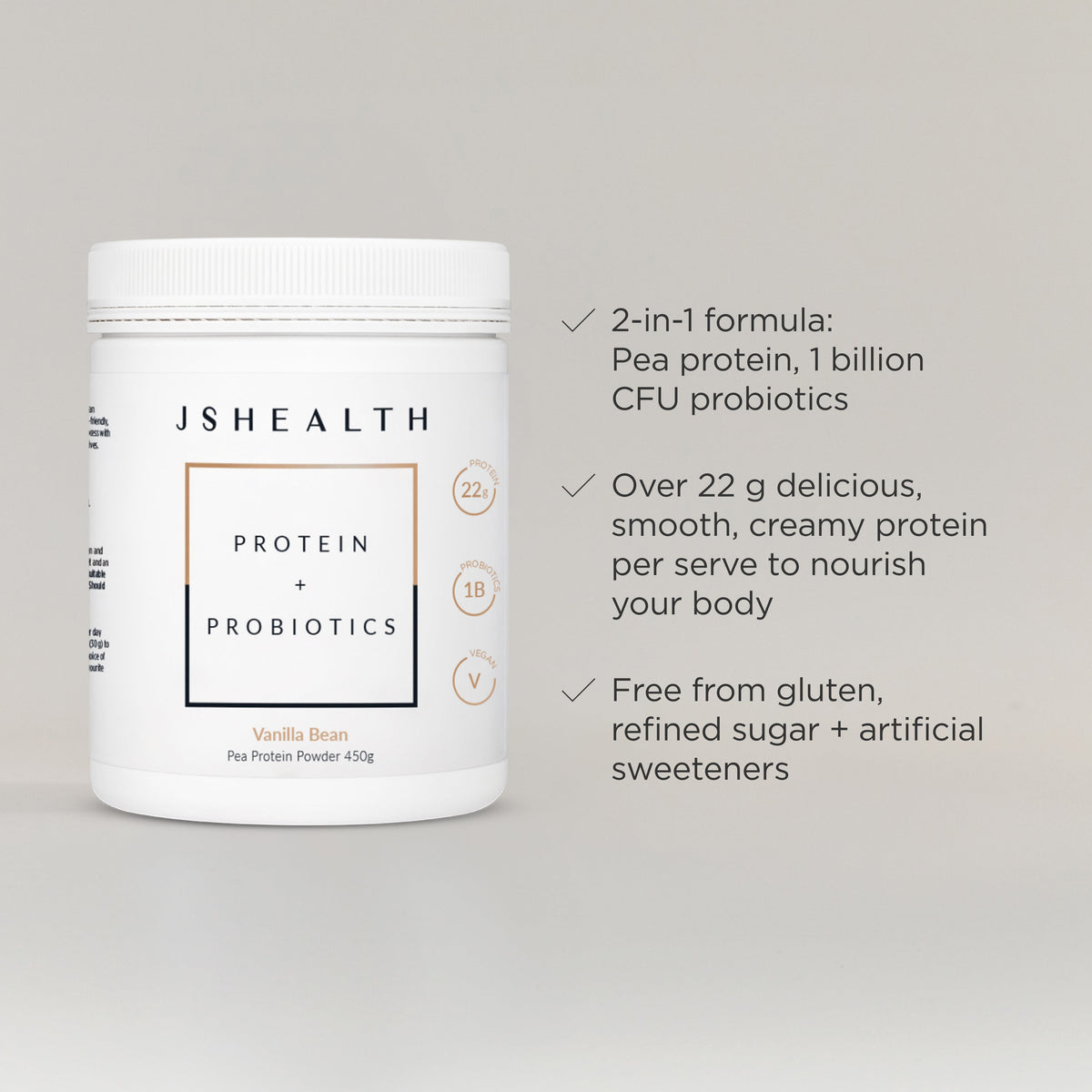 Protein + Probiotics - Vanilla Bean