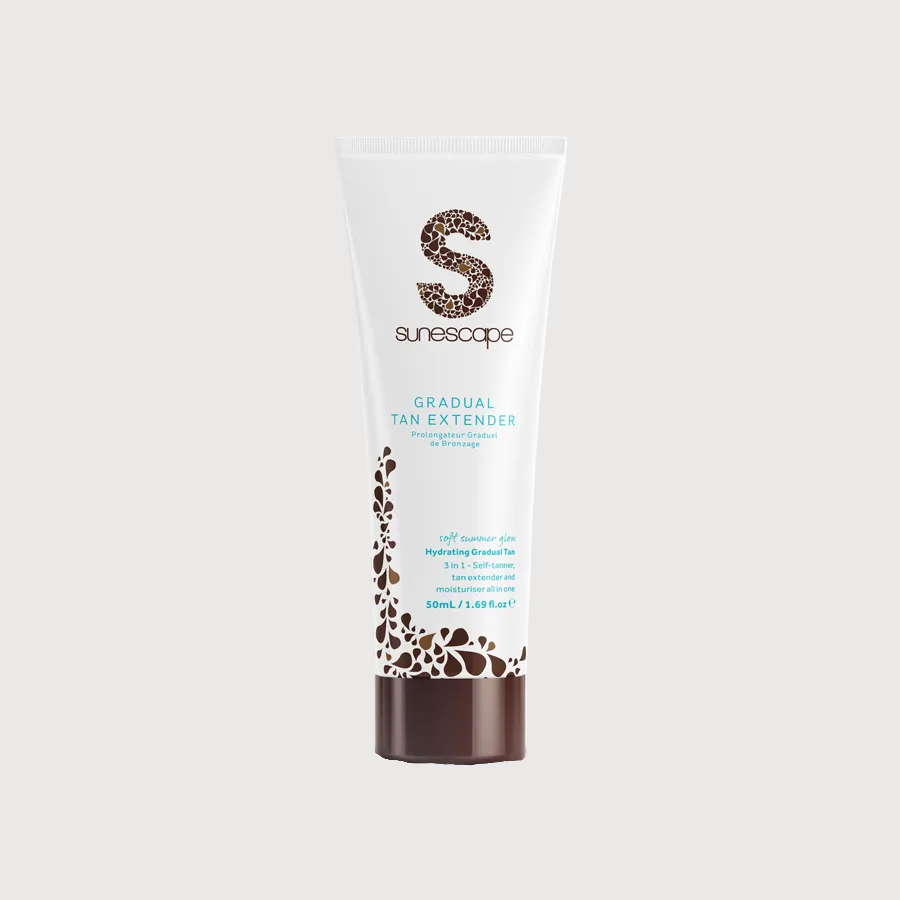 Sunescape gradual tan extender tube on a white background