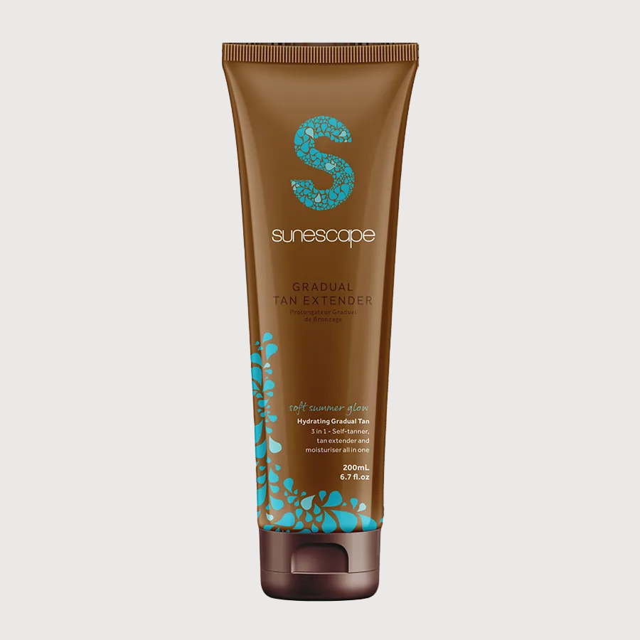 Sunescape gradual tan extender tube on a white background