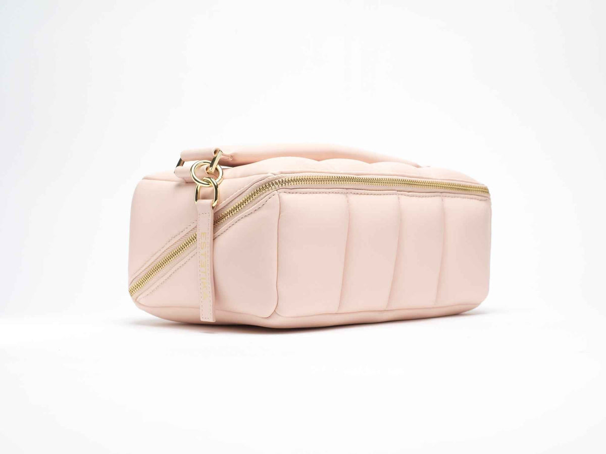 Pink BIGEE Large Makeup Bag - Designer Cosmetic Case