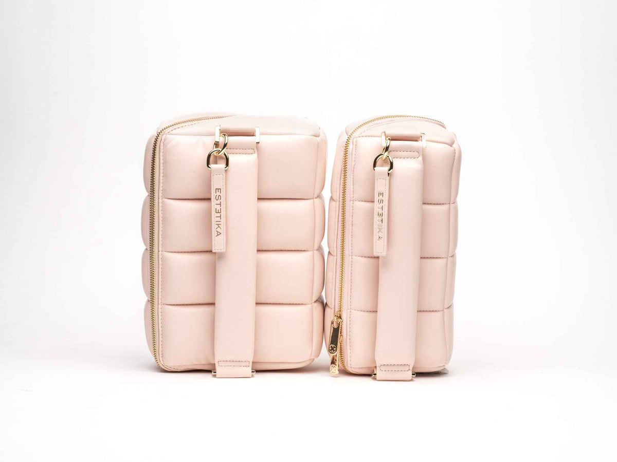 Pink BIGEE Large Makeup Bag - Designer Cosmetic Case