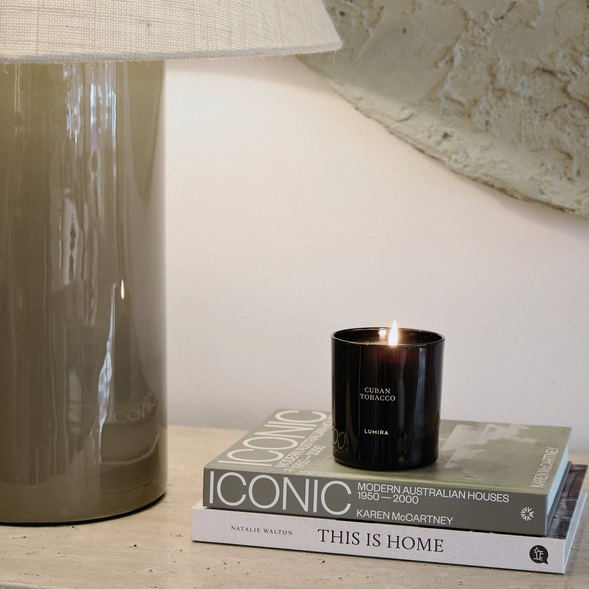 Cuban Tobacco Candle by Lumira, packaging