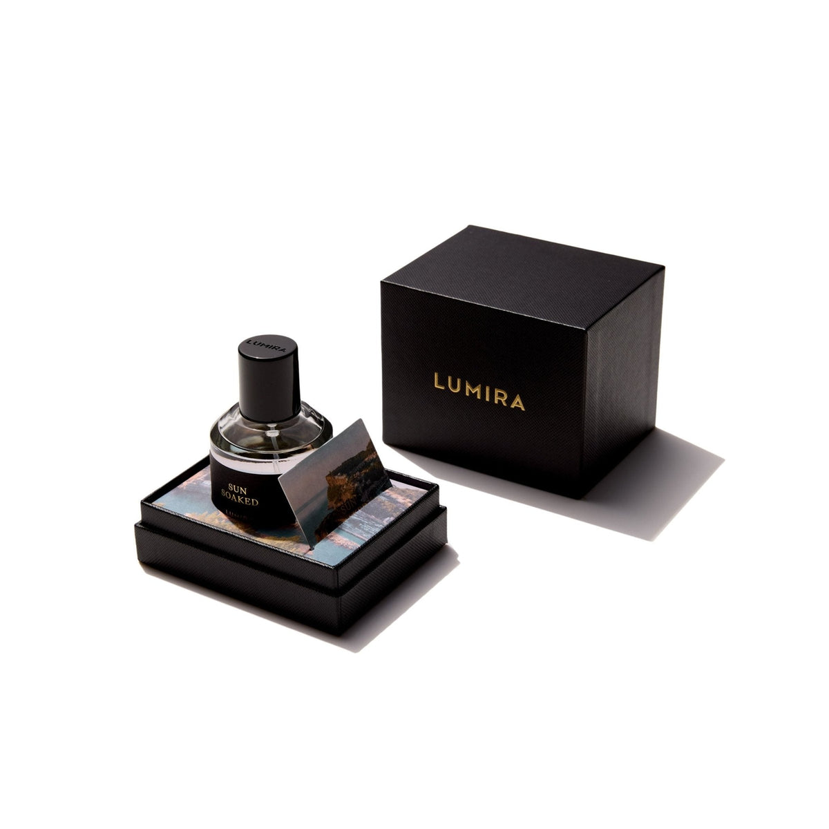 Sun Soaked Eau De Parfum by Lumira, styled in situ